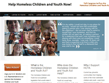 Tablet Screenshot of helphomelesskidsnow.org